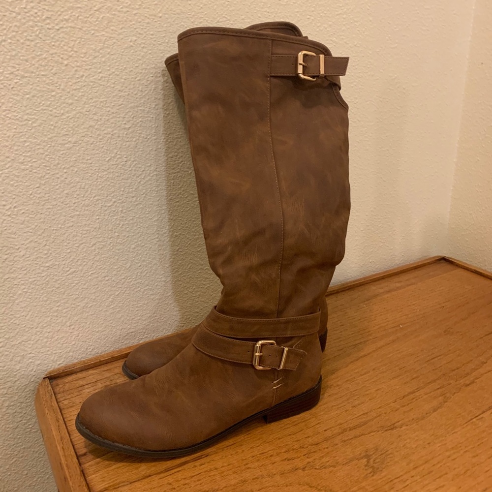 Brown Tall Boots size 8